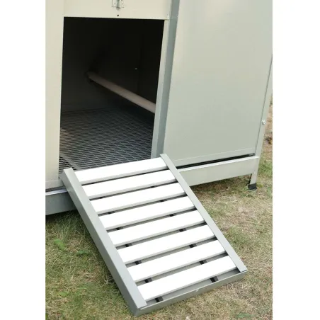 Poulailler galvanisé vert 100x70cm - 2 à 4 poules