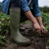 Bottes Marly kaki antidérapantes en caoutchouc naturel 37-48