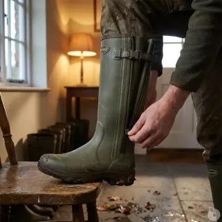 Bottes SPS Cambridge néoprène kaki 37-48 - Percussion®