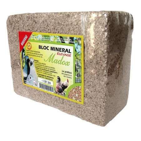 Bloc minéral 3,5 kg pour volailles - PERRIN MADOX
