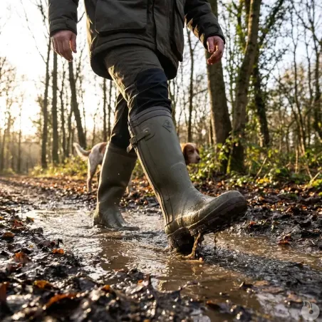 Bottes Alaska Teamwood® kaki zip 39-47 - chasse hiver