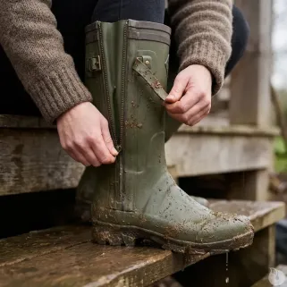 Bottes Alaska Teamwood® kaki zip 39-47 - chasse hiver
