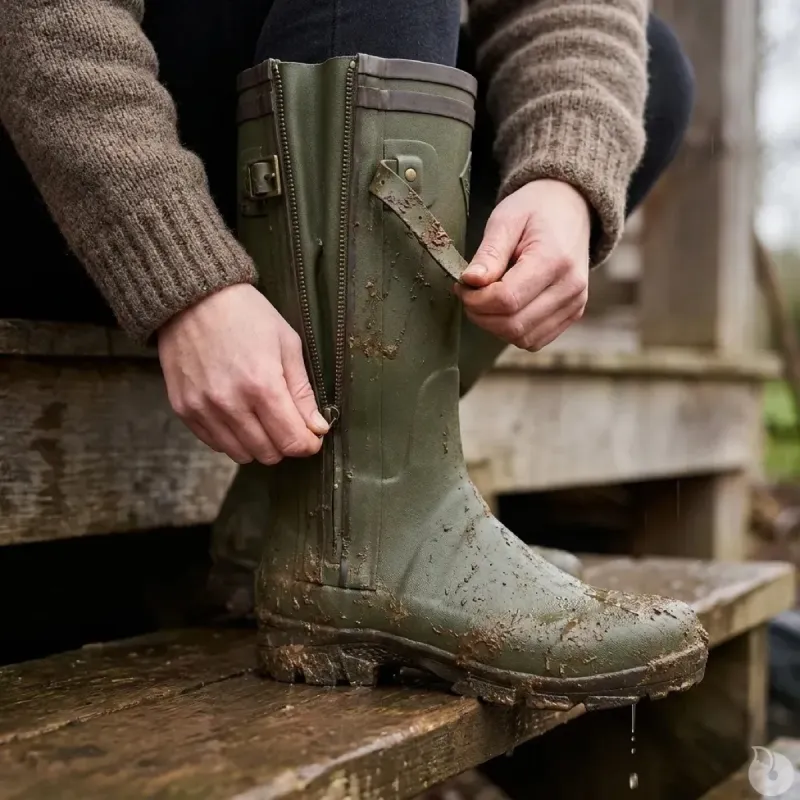 Bottes Alaska Teamwood® kaki zip 39-47 - chasse hiver