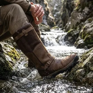 Bottes chasse cuir marron fourrées Iceland Gore-Tex®