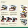 Mangeoire Robust® 24kg - Acier galvanisé pour volailles