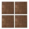 Panneaux bois occultants 180x180cm - Lot de 4
