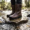 Box bottes sécurité Alaska S3 cuir marron - embout acier