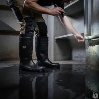 Bottes sécurité S5 Hercules PVC noir embout acier