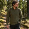 Pull zippé Gardham Vert - Confort outdoor éleveurs/chasseurs