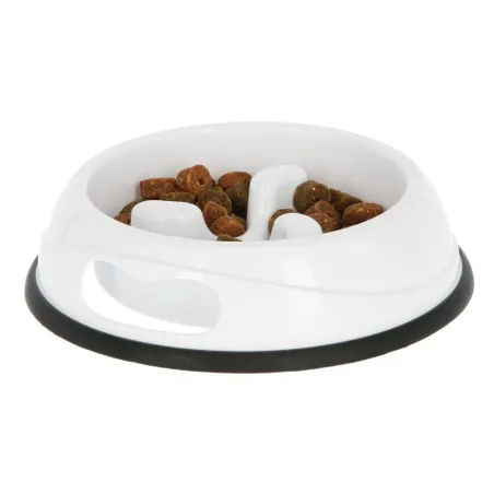 Gamelle anti-glouton en plastique pour chiens