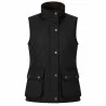 Gilet Haxby Walker & Hawkes vert coton ciré femme