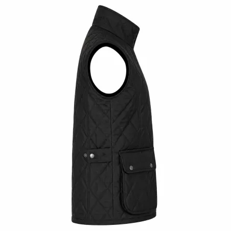 Gilet Haxby Walker & Hawkes vert coton ciré femme