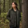 Veste femme Walker and Hawkes Kirkstall vert ciré