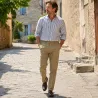 Pantalon Yorkley Moleskin Beige - Coton Velours Résistant
