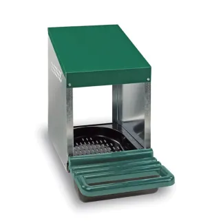 Pondoir 1 nid en tôle galvanisée pour poules - GAUN