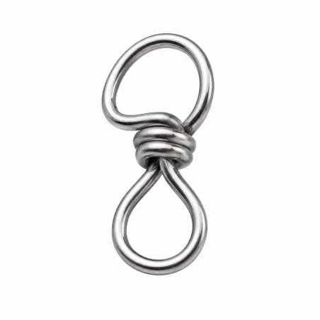 Émerillon double anti-torsion 4 mm pour chaînes