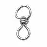 Émerillon double anti-torsion 4 mm pour chaînes