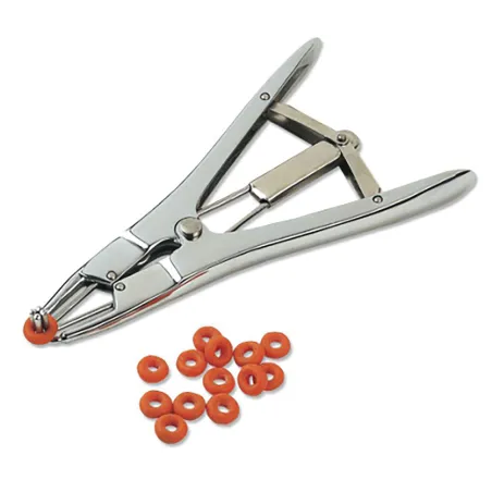 Anneaux caudectomie ovins en gomme - Kerbl - Lot de 100