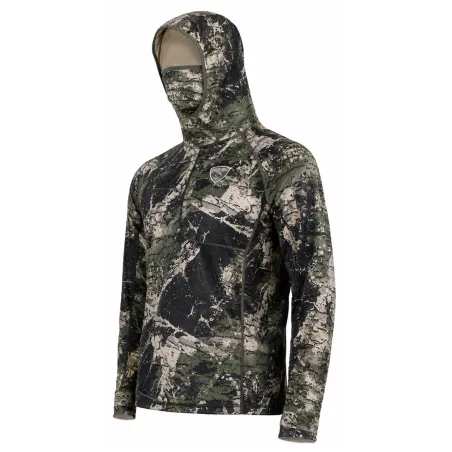 Gilet technique respirant avec capuche et masque intégré