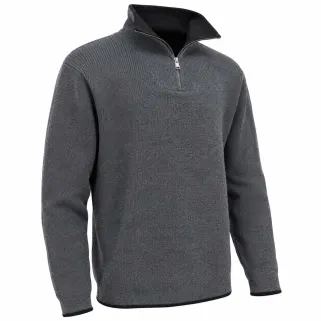 Pull camionneur gris Carmel - 70% acrylique 30% laine