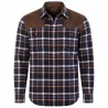 Chemise Browning Francis Bleu - Chasse Hiver Coton