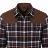 Chemise Browning Francis Bleu - Chasse Hiver Coton