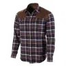 Chemise Browning Francis Bleu - Chasse Hiver Coton