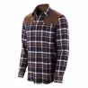 Chemise Browning Francis Bleu - Chasse Hiver Coton