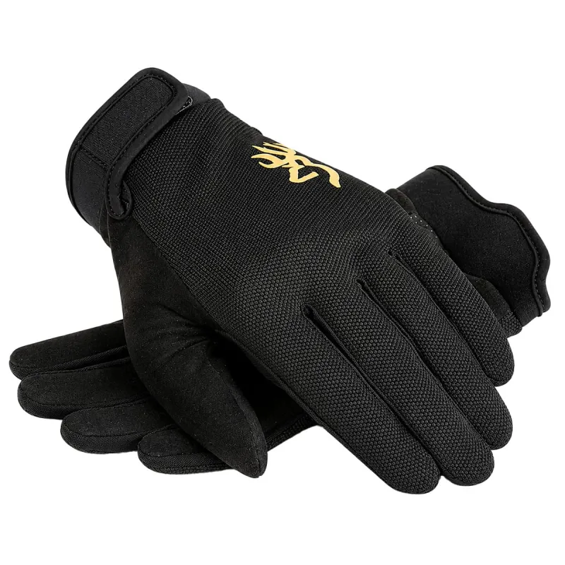 Gants Browning Proshooter mesh noir S-XL pour tir et outdoor