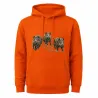 Sweat capuche Bartavel® orange sangliers M à 3XL