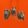 Sweat capuche Bartavel® orange sangliers M à 3XL