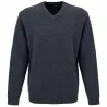 Pull col V Vernon - Chasse & Élevage - Couleur Havane