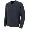 Pull col V Vernon - Chasse & Élevage - Couleur Havane