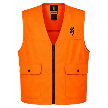 Gilet sécurité orange Browning haute visibilité EPI