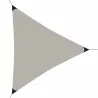 Voile d'ombrage triangulaire taupe 360x360 cm - UPF 50+