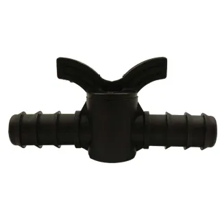 Lot de 2 vannes papillon 16 mm pour arrosage extérieur