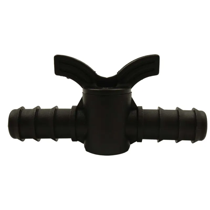 Lot de 2 vannes papillon 16 mm pour arrosage extérieur
