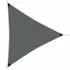 Voile d'ombrage triangulaire gris 360x360 cm - UPF 50+
