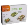Lot 3 plats four en verre trempé 2L/2,7L/3,8L