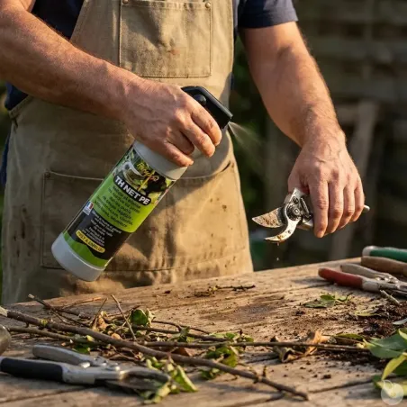 Nettoyant outils de coupe - Élimine sève et résidus