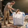 Sac à gravats résistant 55 L en polypropylène