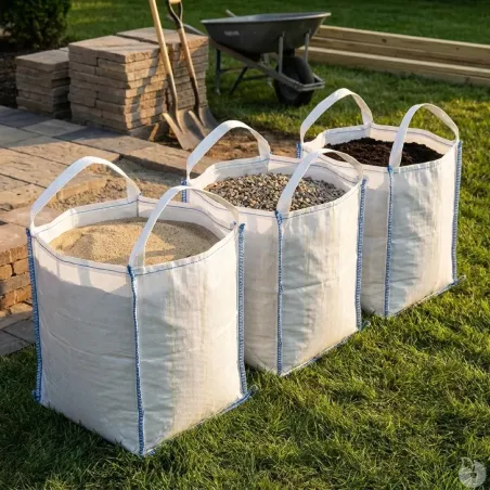 Sac à gravats résistant 55 L en polypropylène