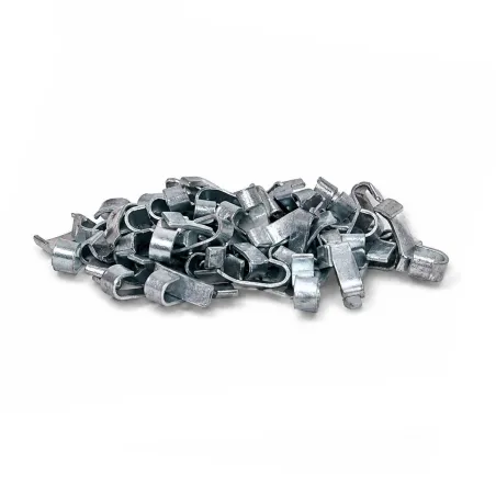 Crochets zinc-alu pour cages et grillages 1kg