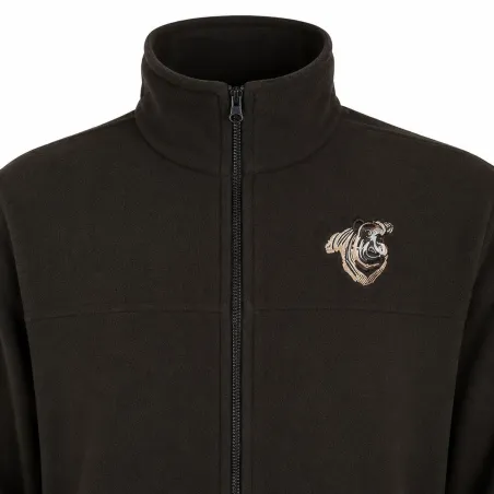 Blouson polaire kaki sanglier 2 poches M à 4XL Treeland®