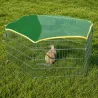 Enclos hexagonal sécurisé pour chiots ou rongeurs