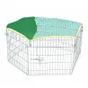 Enclos hexagonal sécurisé pour chiots ou rongeurs