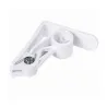 Lot de 4 serres-nappes blancs 6,2x6,2 cm - Anti-vent
