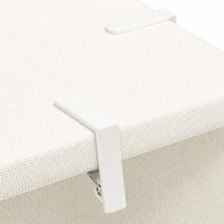 Lot de 4 serres-nappes blancs 6,2x6,2 cm - Anti-vent