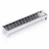 Mangeoire métal 50 cm pour poussins avec couvercle grillagé