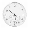Horloge 3 cadrans alu | Heure, température, humidité